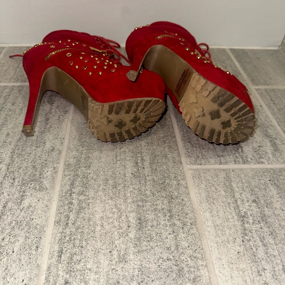 Red Booties - Picture 5 of 6
